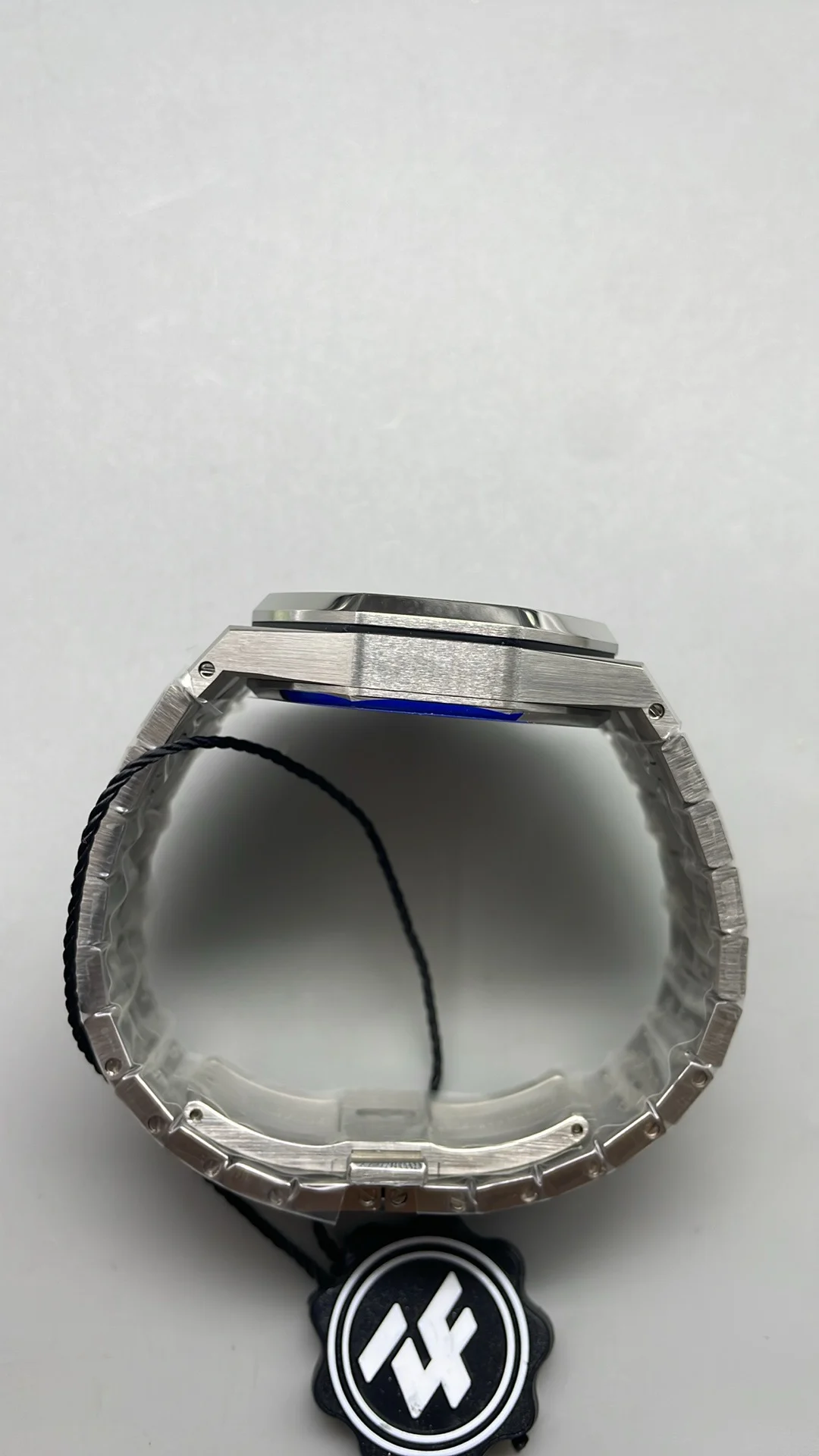 Audemars Piguet Grey Dial 15450 37mm — photographed off the sweep