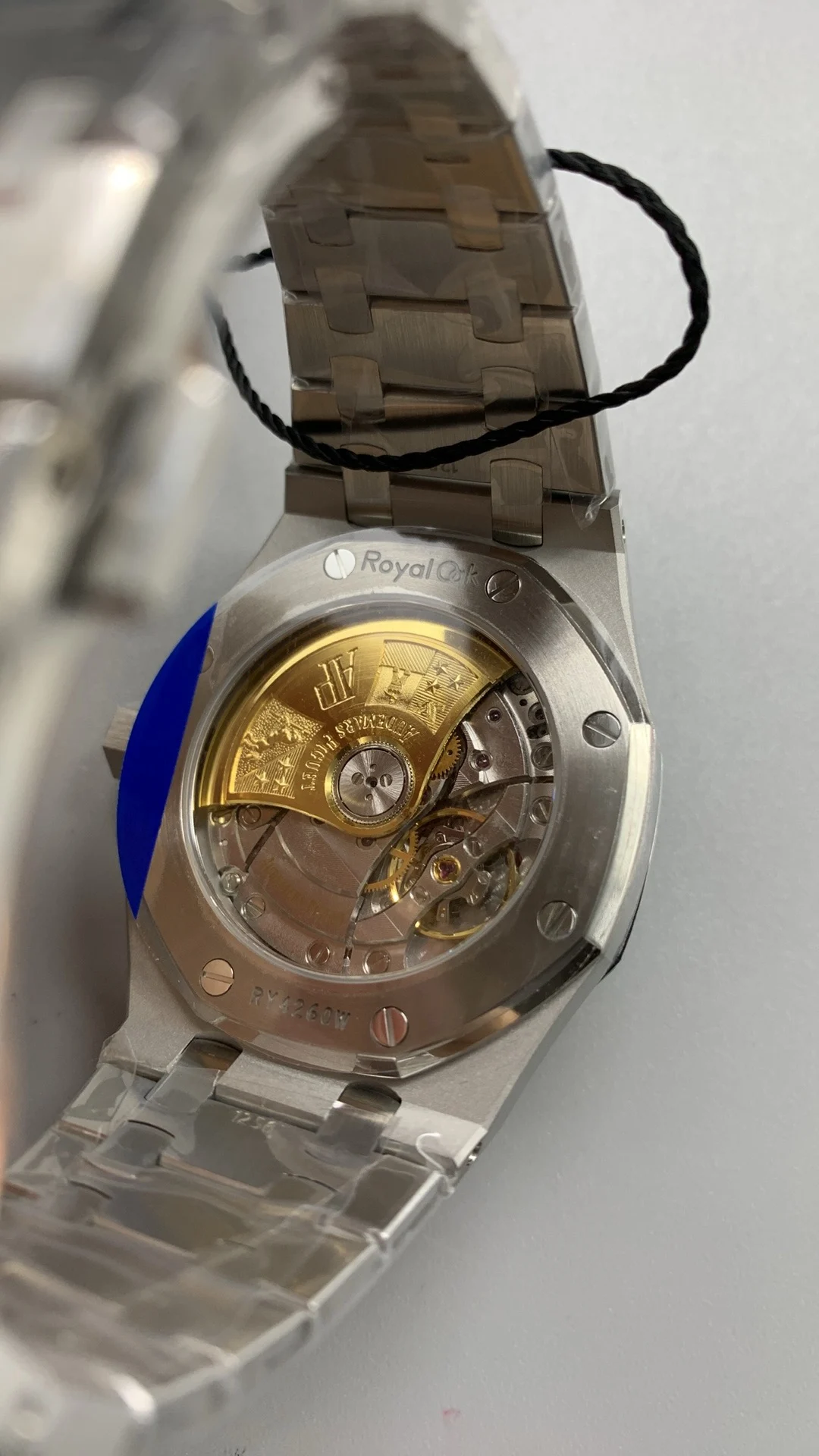Audemars Piguet Grey Dial 15450 — photographed off the sweep