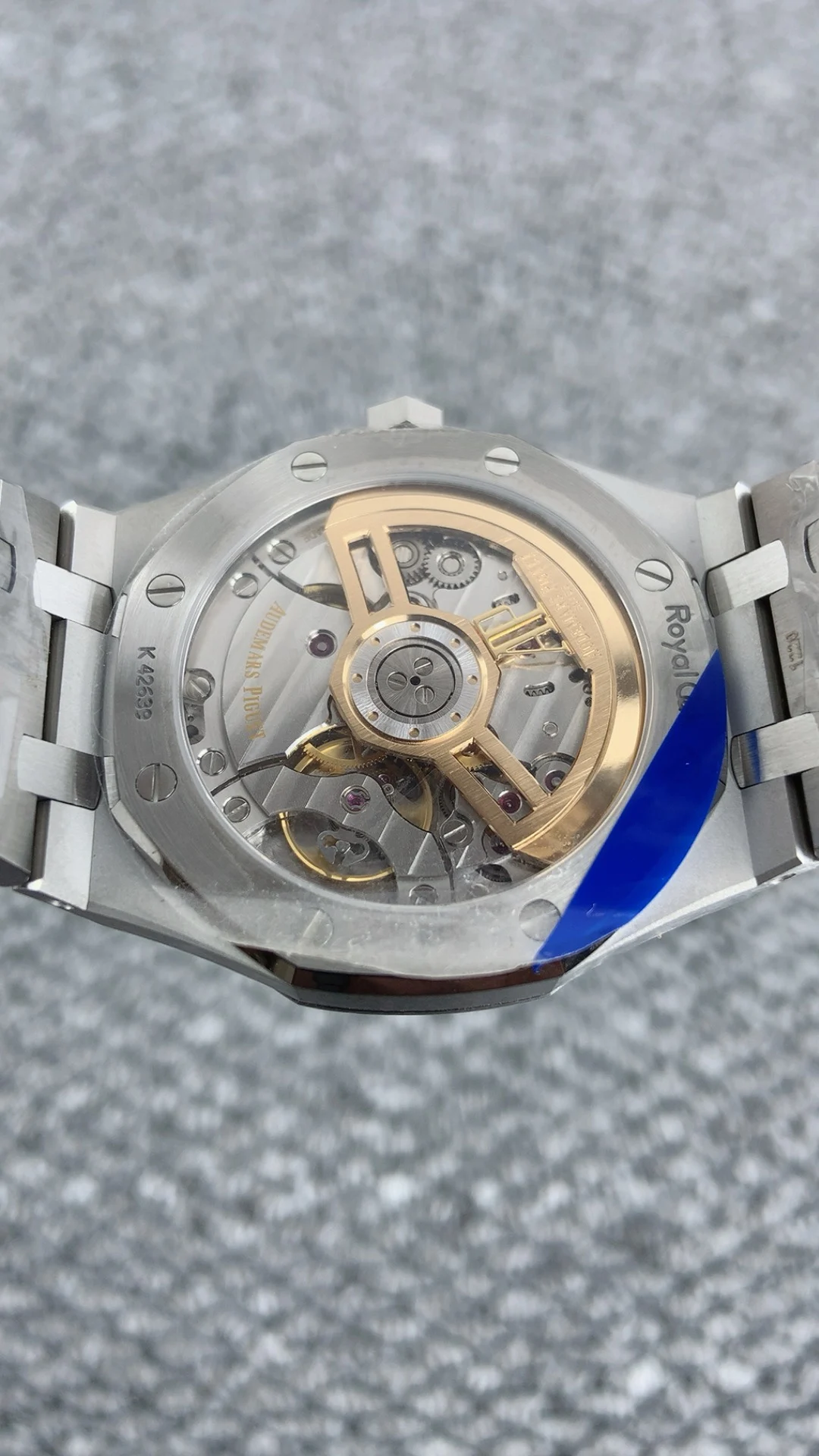 Audemars Piguet Grey Dial 15510 — photographed off the sweep