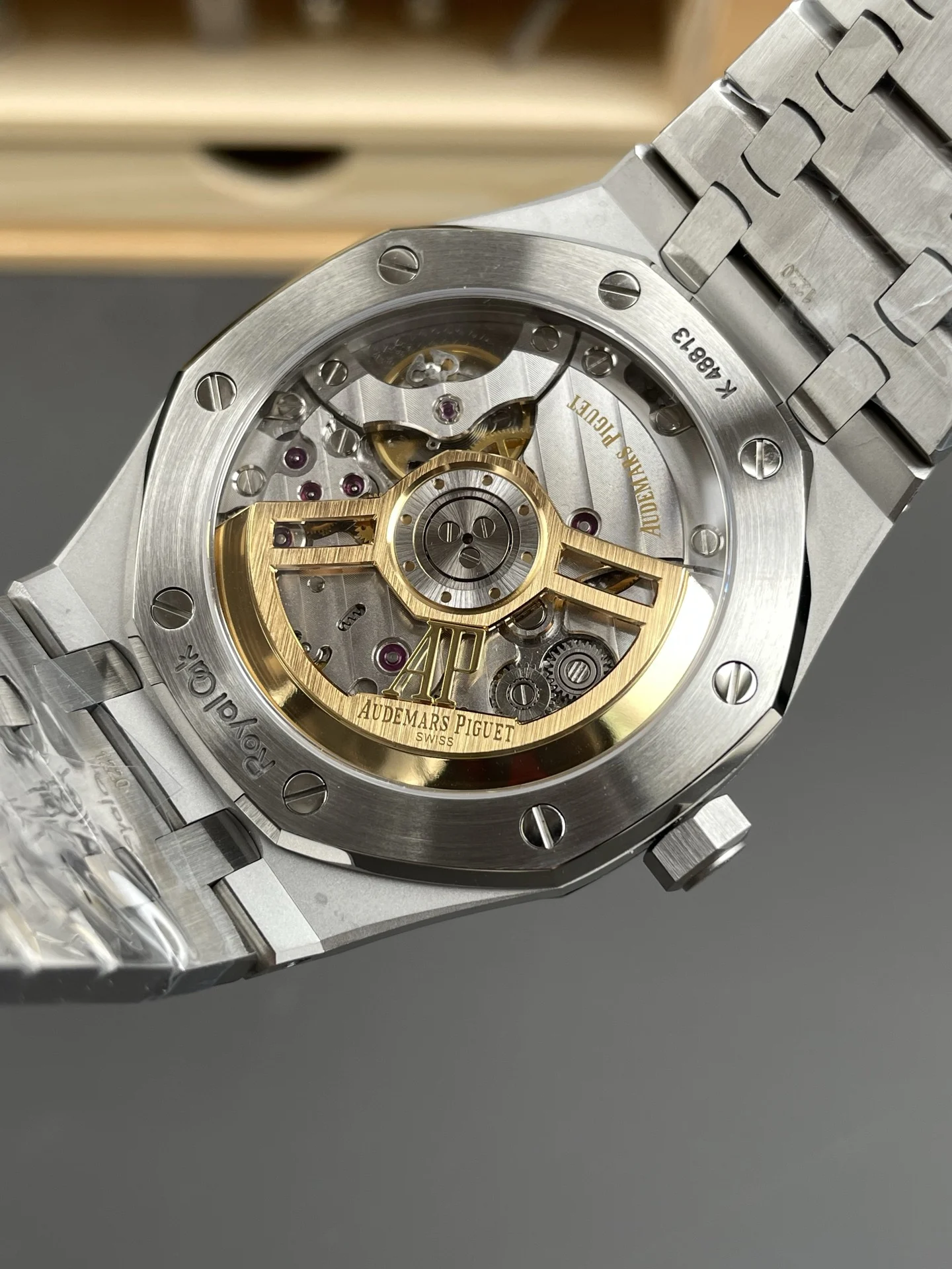 Audemars Piguet Grey Dial 41mm — photographed off the sweep