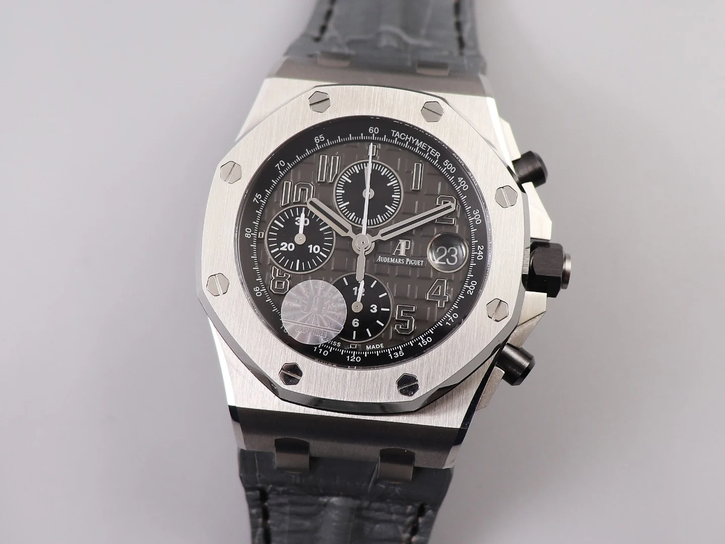 Audemars Piguet Grey Dial 42mm — photographed off the sweep