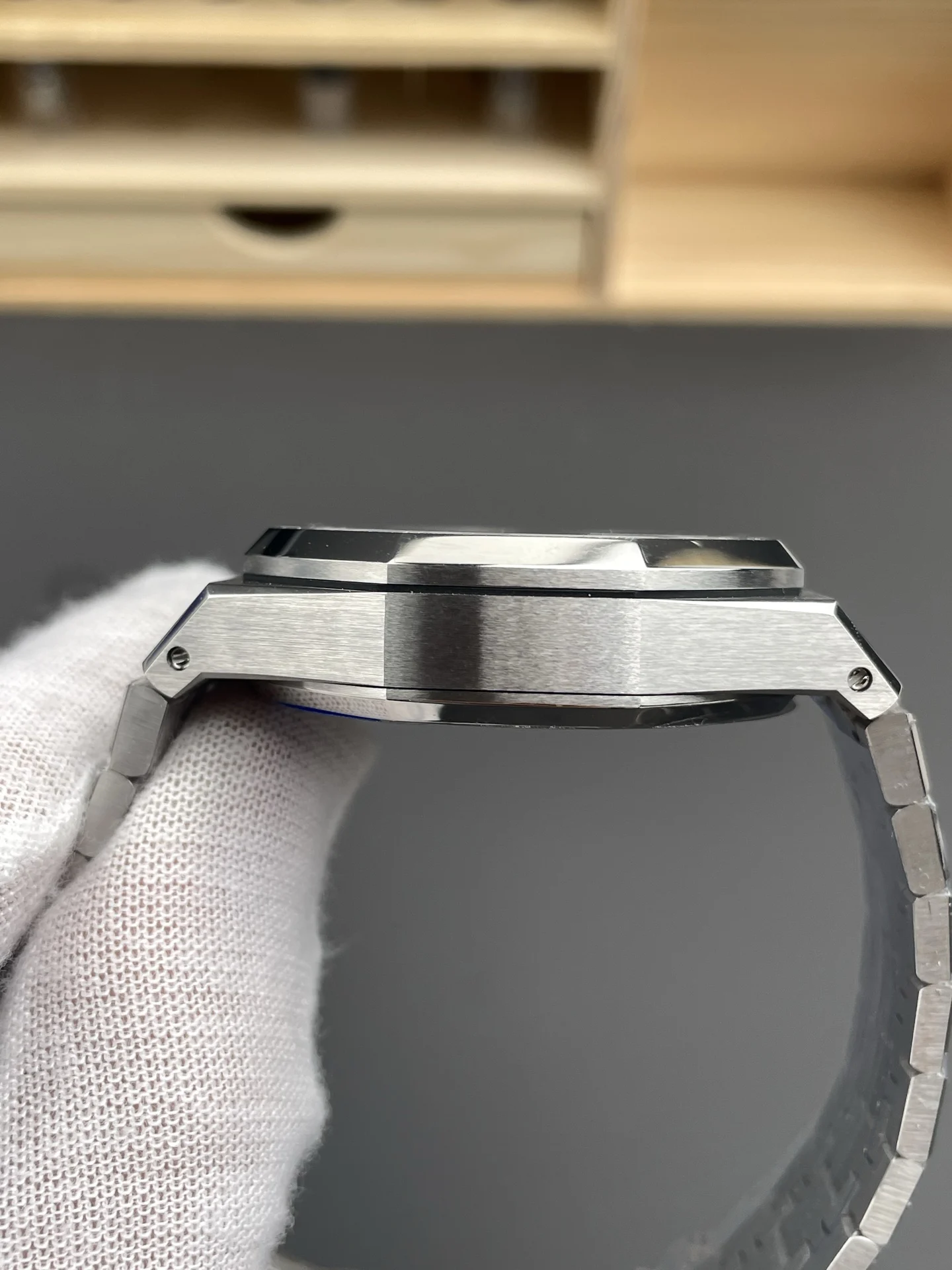 Audemars Piguet Purple Dial 26240 41mm — photographed off the sweep