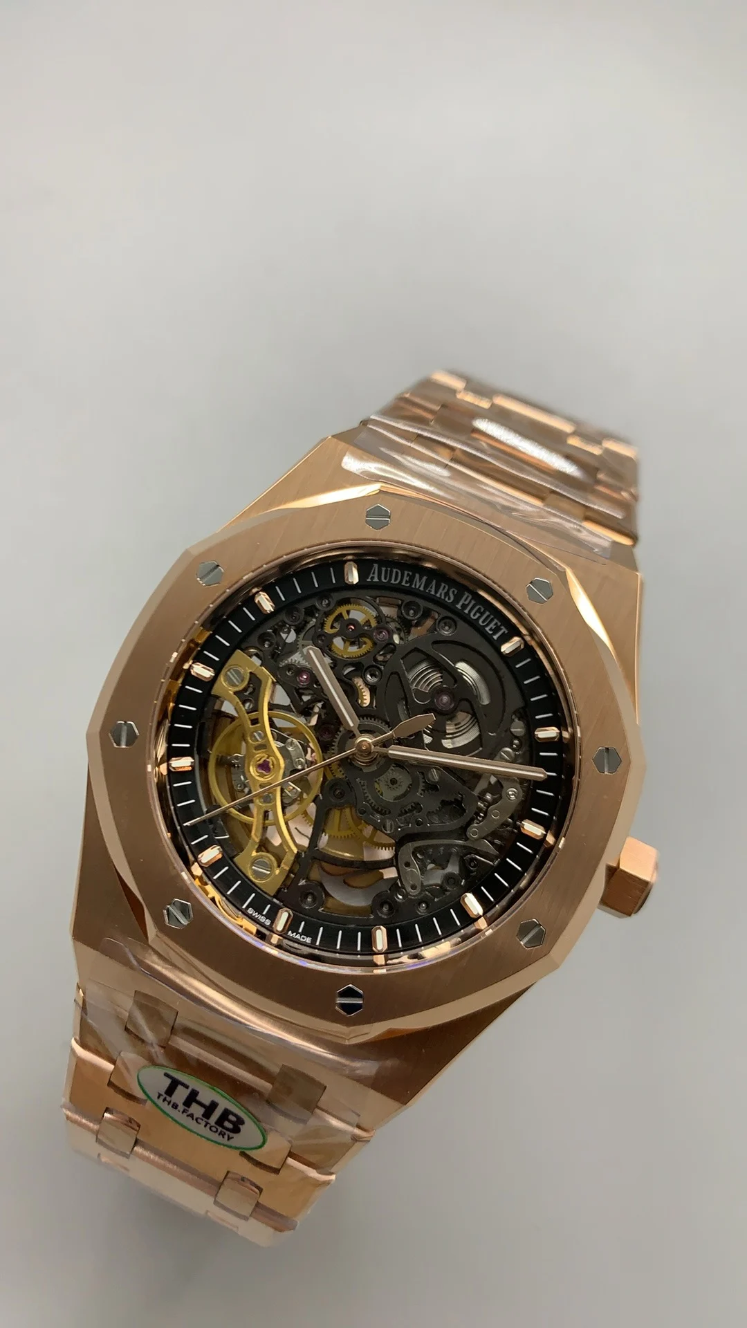 Audemars Piguet Rose Gold 15407 — photographed off the sweep