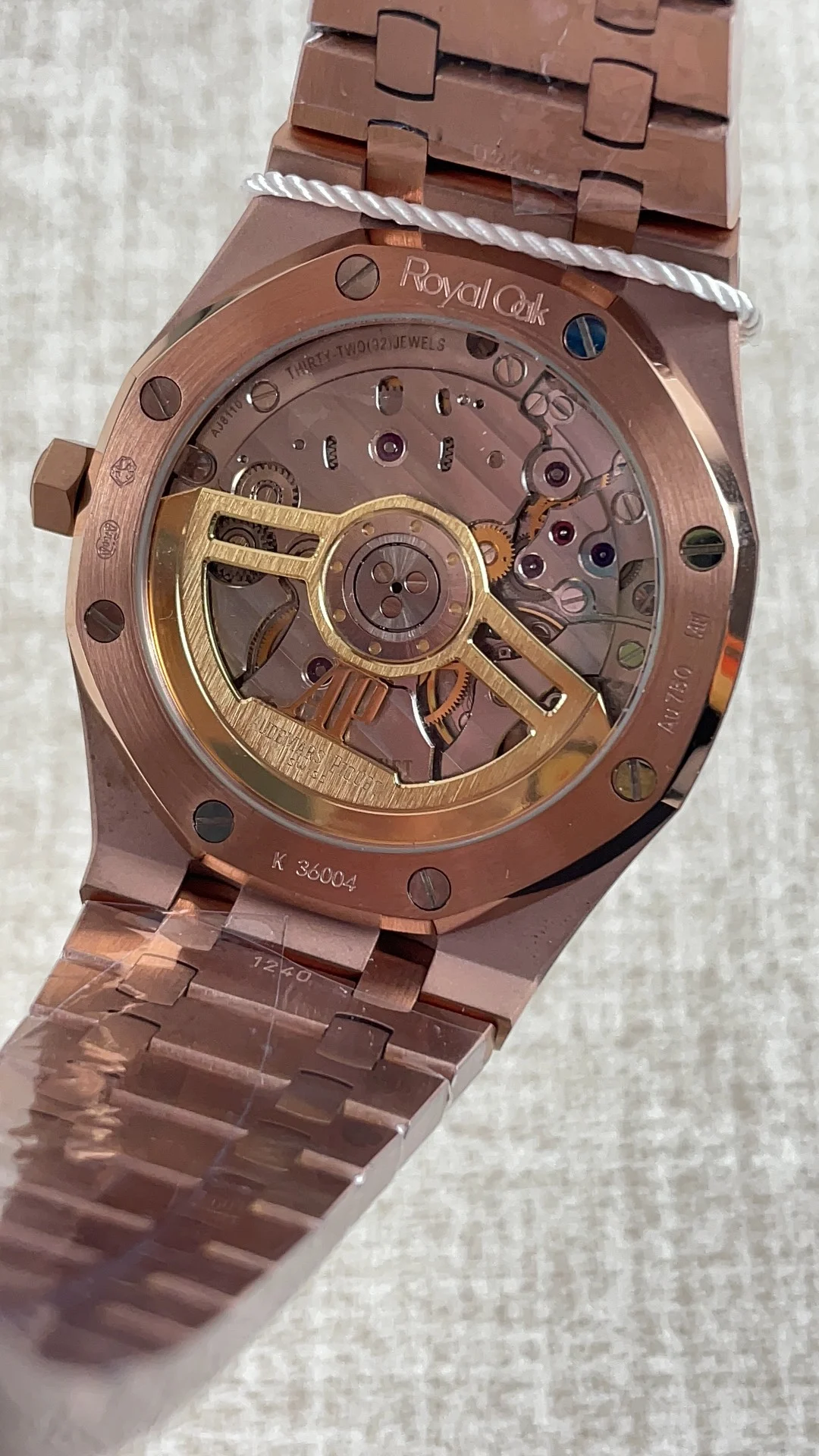 Audemars Piguet Rose Gold 15500 — photographed off the sweep