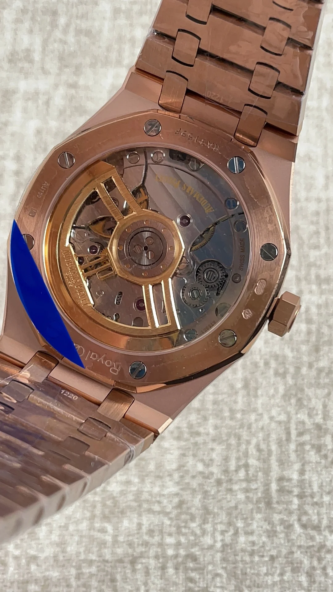 Audemars Piguet Rose Gold 15500 — photographed off the sweep