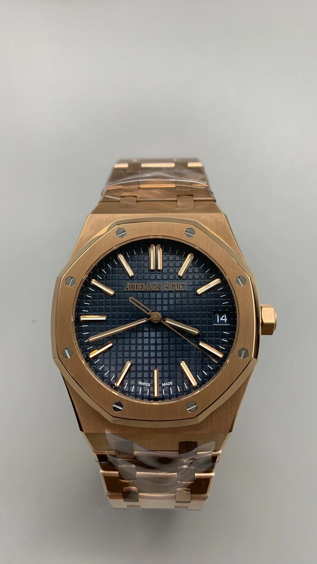 Audemars Piguet Rose Gold Blue Dial 15510