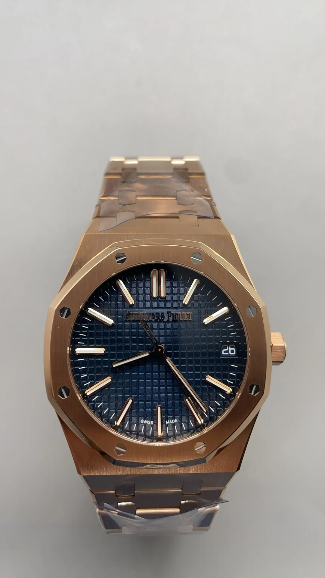 Audemars Piguet Rose Gold Blue Dial 15510