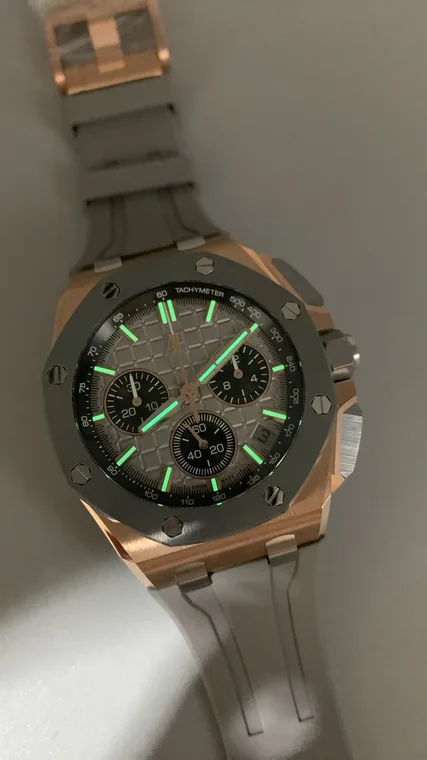 Audemars Piguet Rose Gold Grey Dial 26420