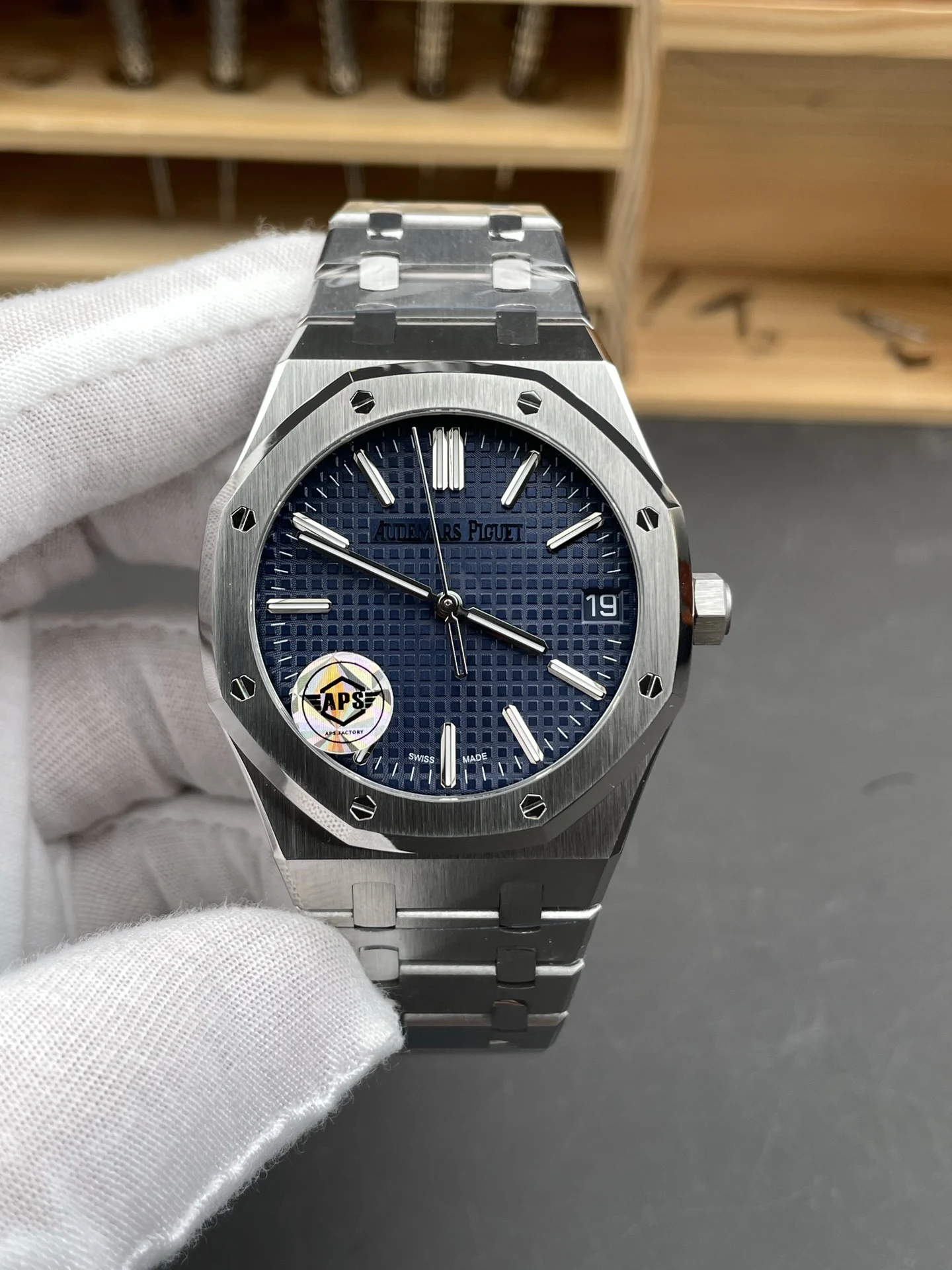 Audemars Piguet Royal Oak 15510 — photographed off the sweep