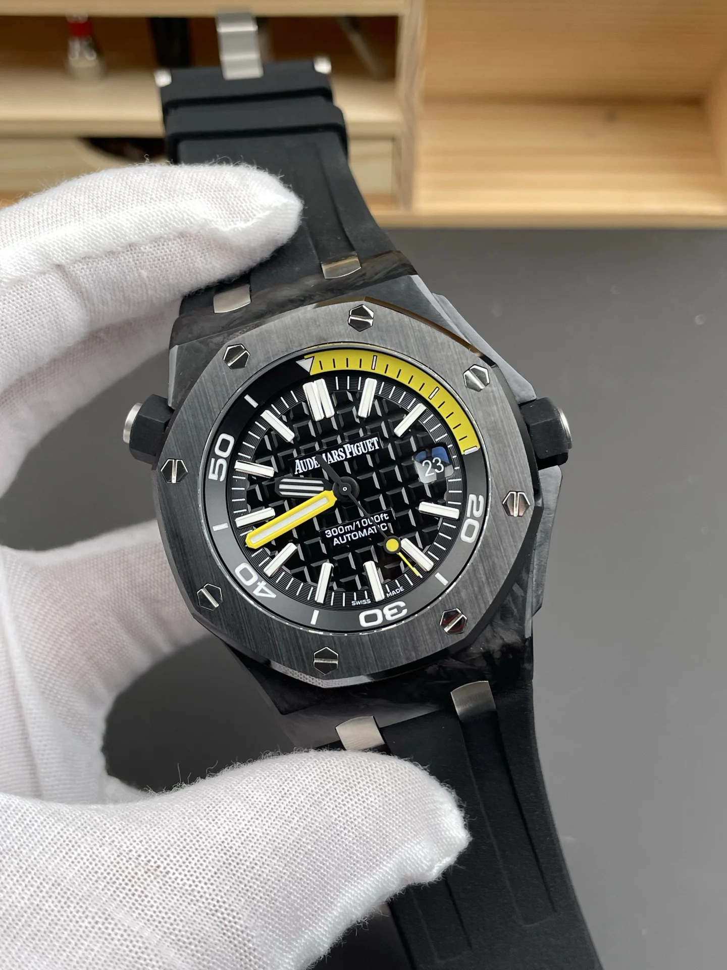 Audemars Piguet Royal Oak 15706 — photographed off the sweep