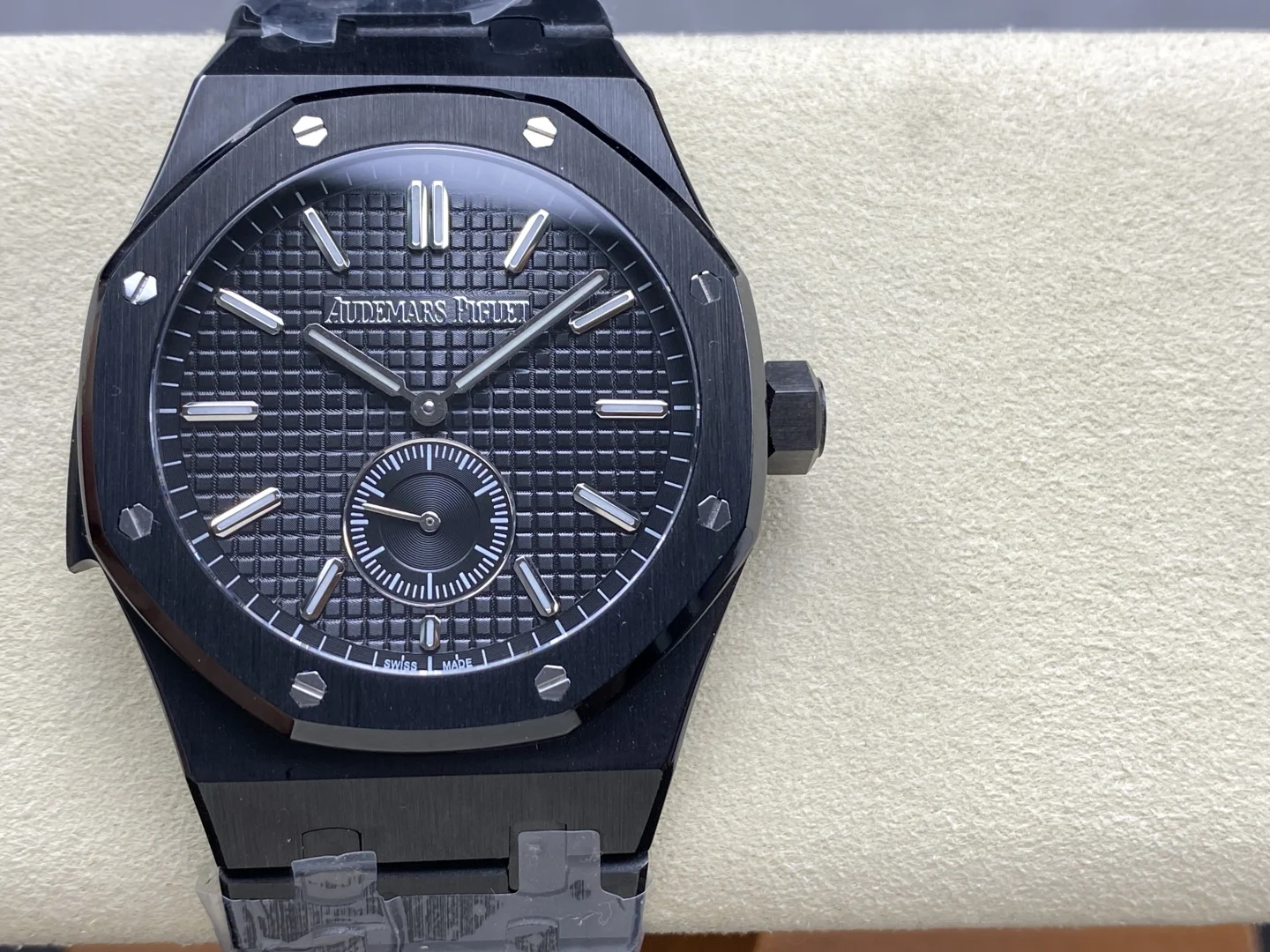 Audemars Piguet Royal Oak 26591IP — photographed off the sweep