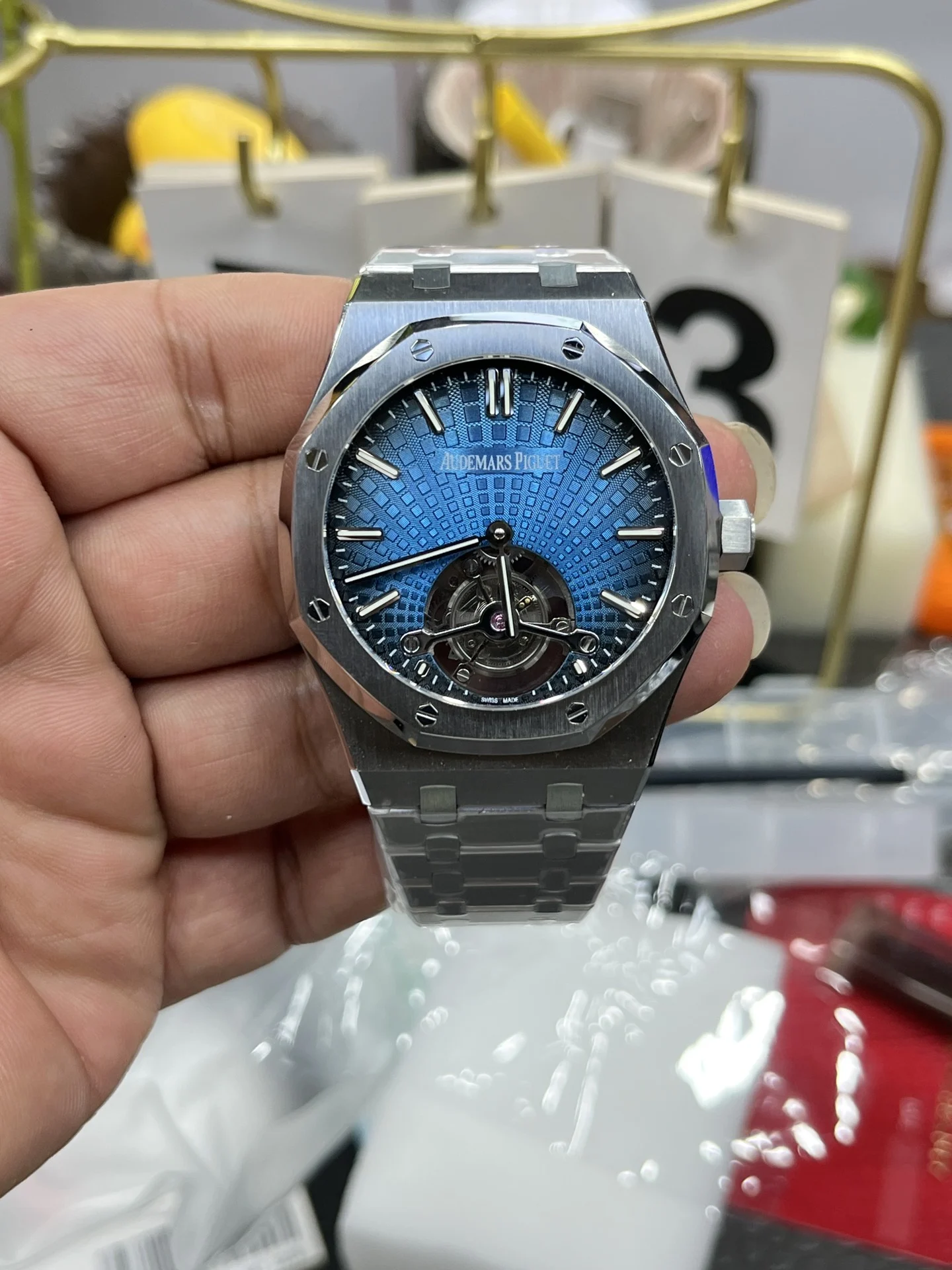 Audemars Piguet Royal Oak 26730ST — photographed off the sweep