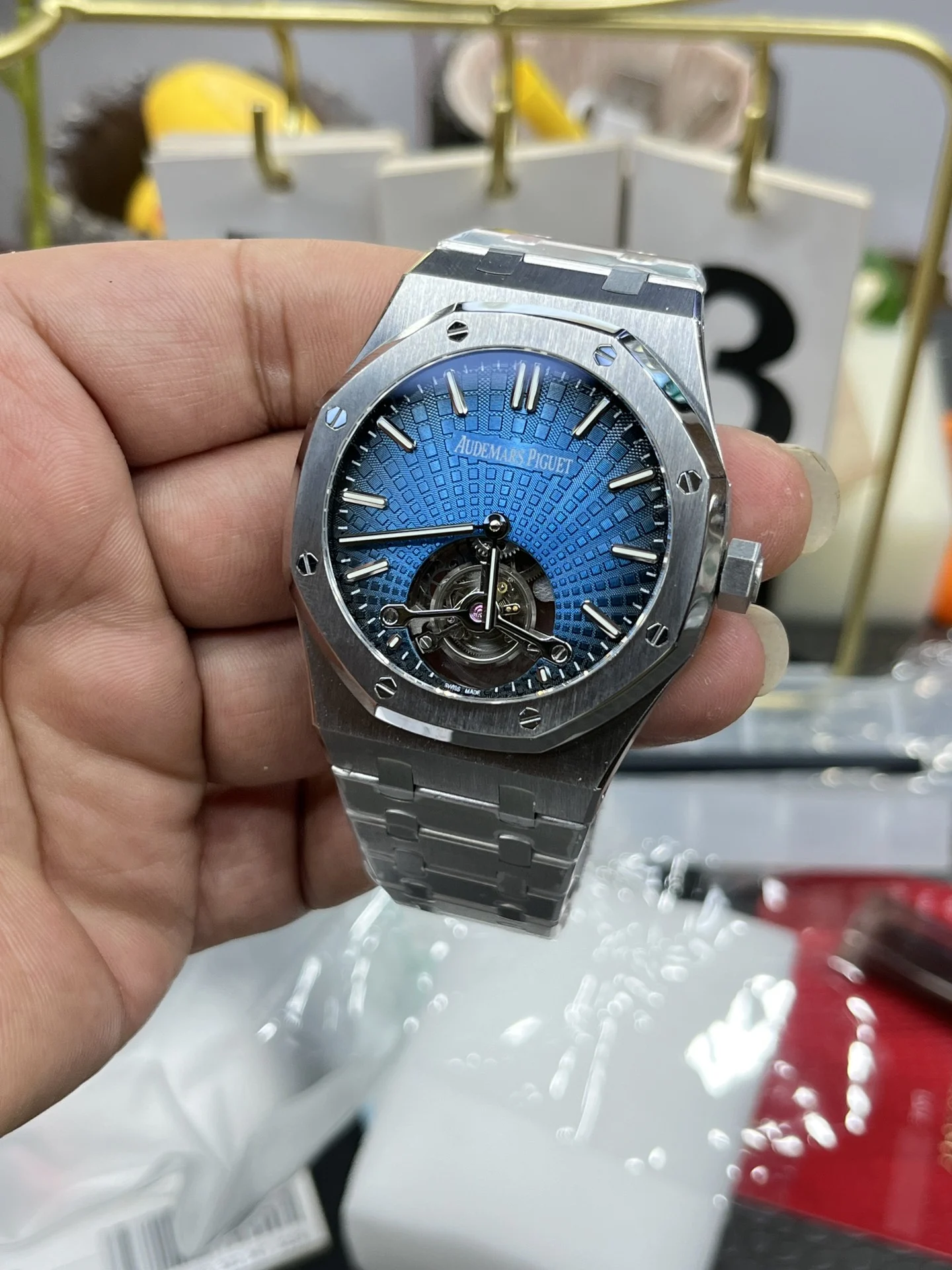 Audemars Piguet Royal Oak 26730ST — photographed off the sweep
