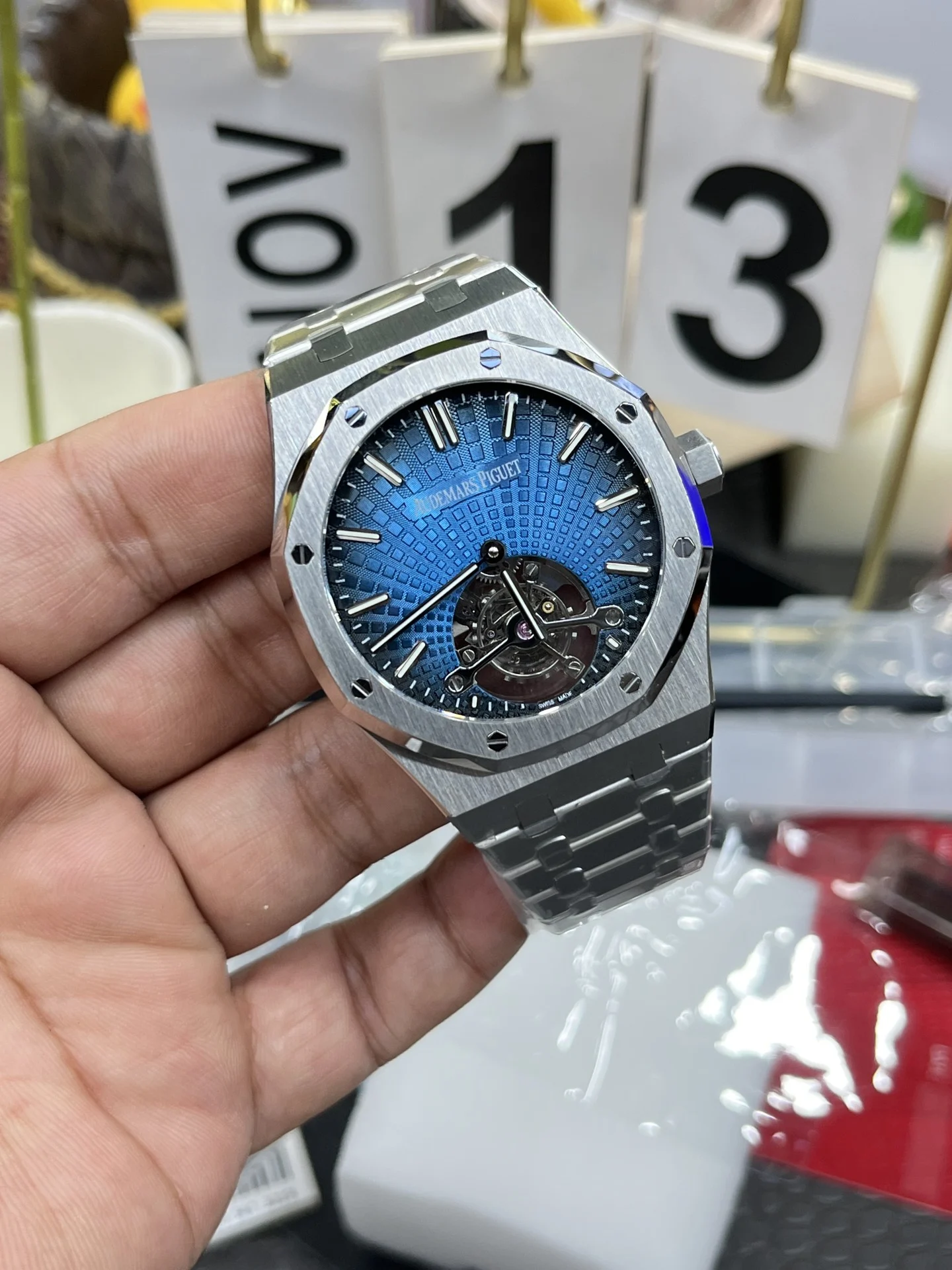 Audemars Piguet Royal Oak 26730ST — photographed off the sweep