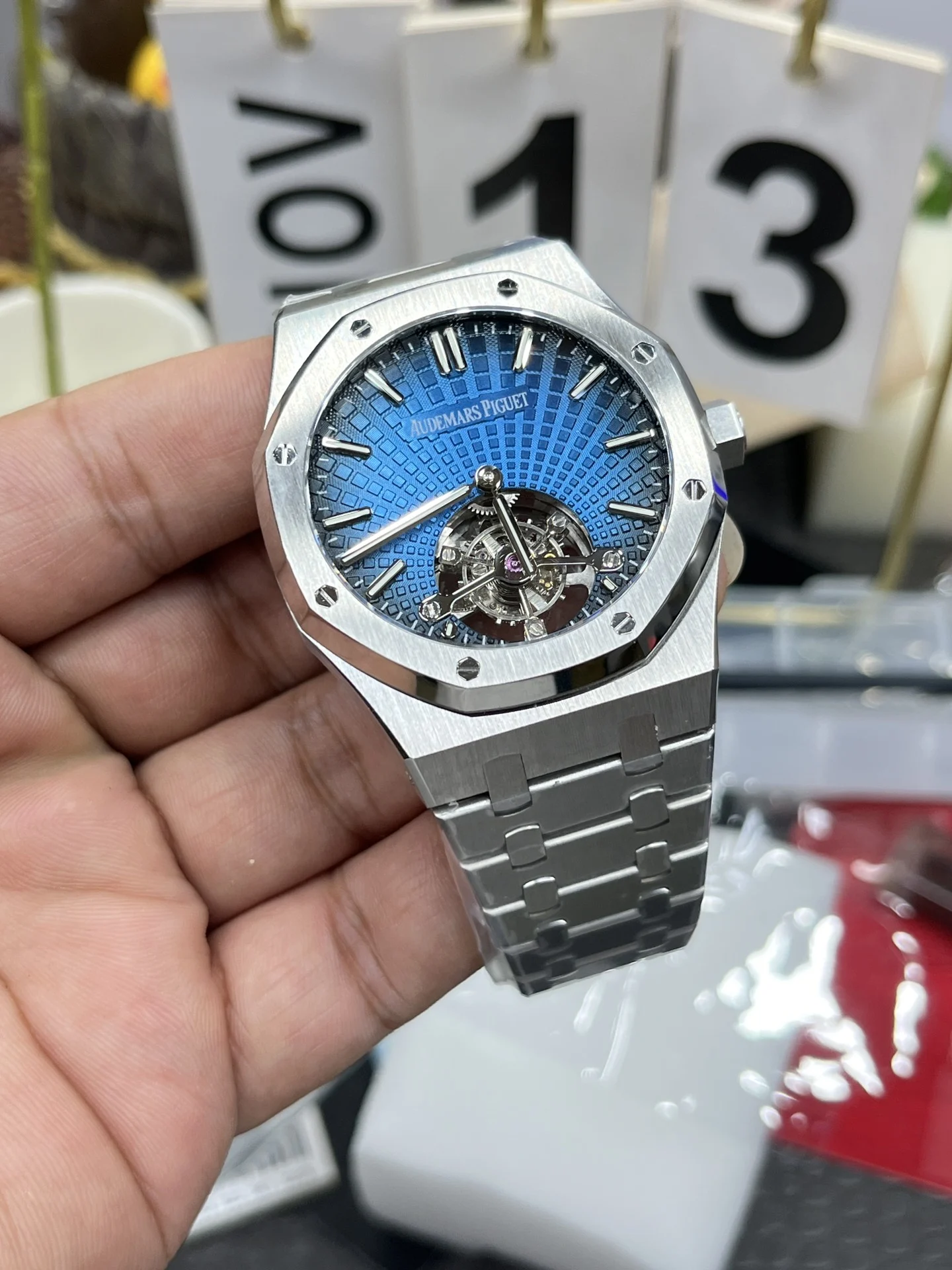 Audemars Piguet Royal Oak 26730ST — photographed off the sweep