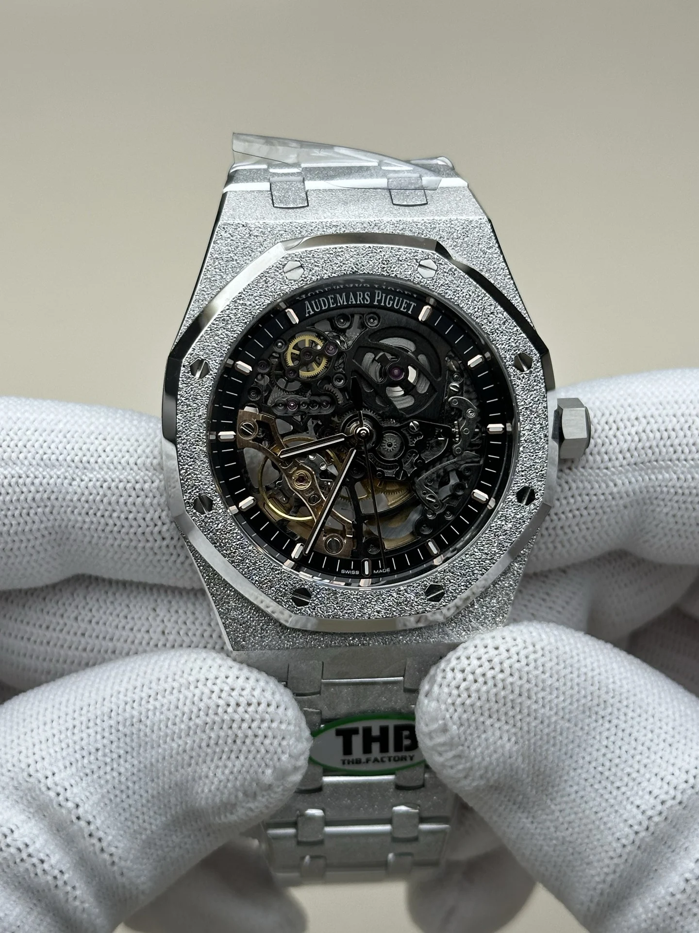 Audemars Piguet Royal Oak Ceramic 15416 — photographed off the sweep