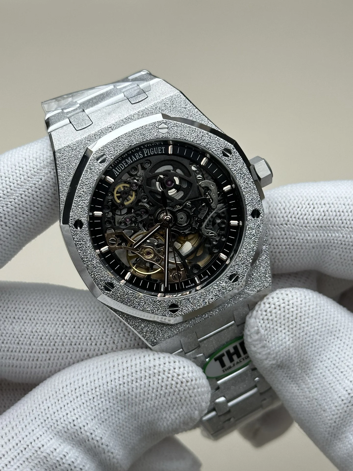 Audemars Piguet Royal Oak Ceramic 15416 — photographed off the sweep