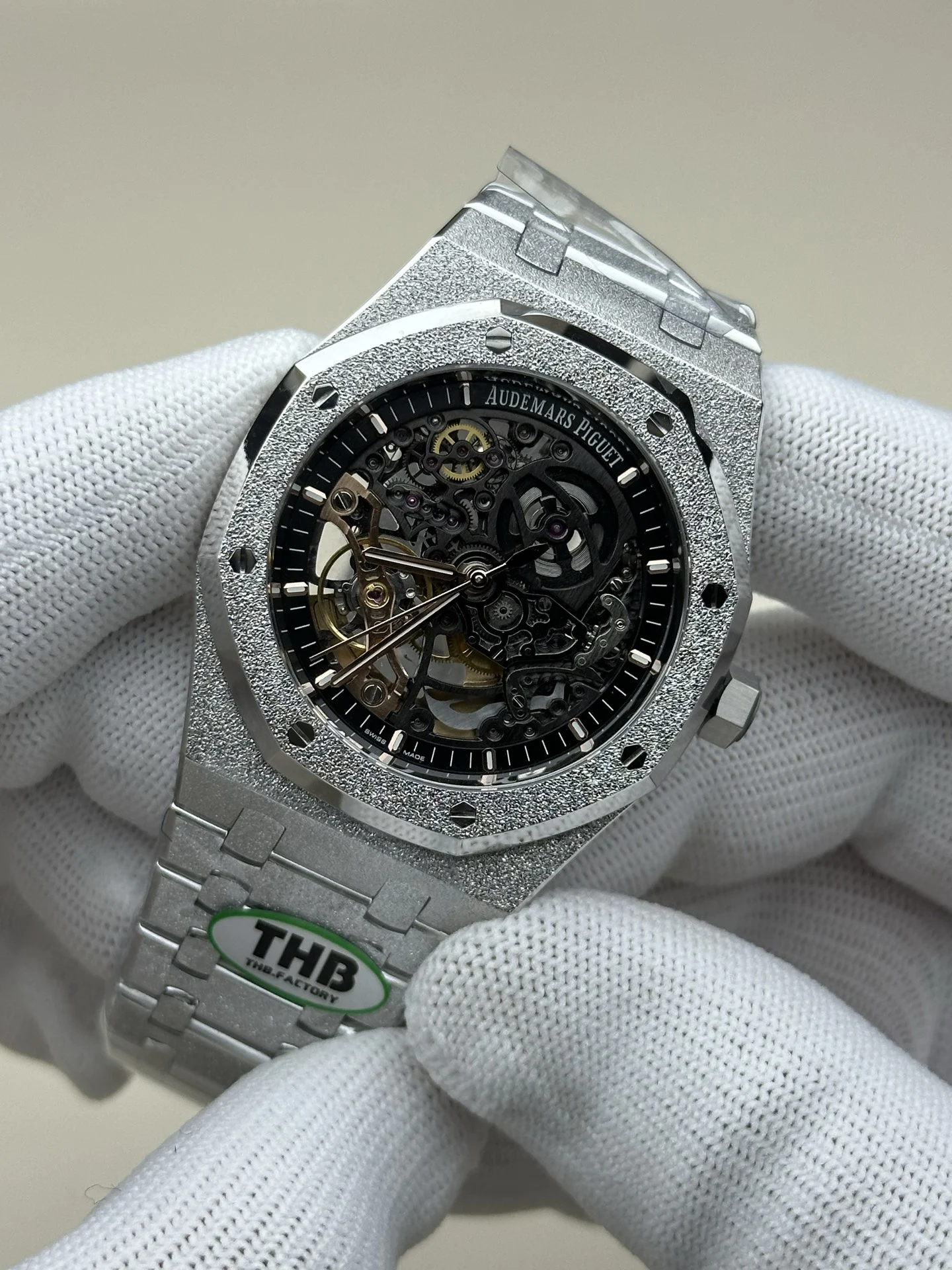 Audemars Piguet Royal Oak Ceramic 15416 — photographed off the sweep