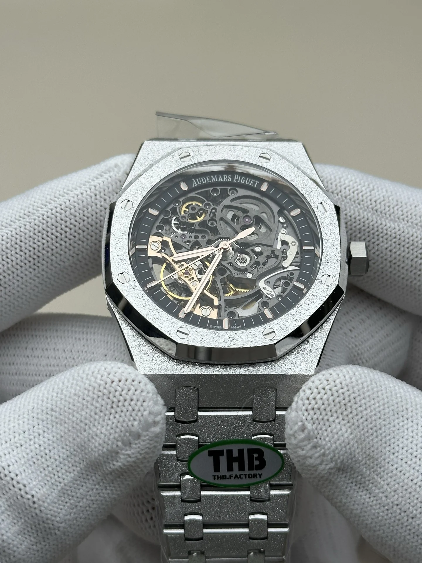 Audemars Piguet Royal Oak Ceramic 15416 — photographed off the sweep