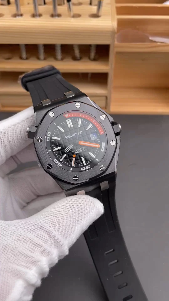 Audemars Piguet Royal Oak Ceramic Black Dial 15707