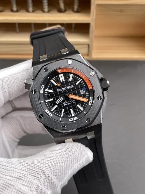 Audemars Piguet Royal Oak Ceramic Black Dial 15707
