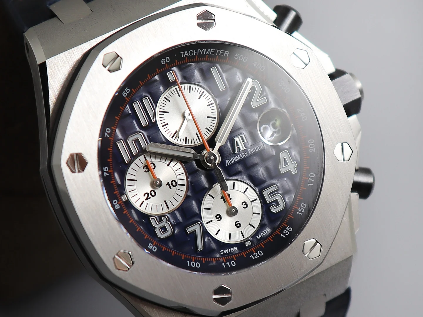 Audemars Piguet Royal Oak Ceramic — photographed off the sweep