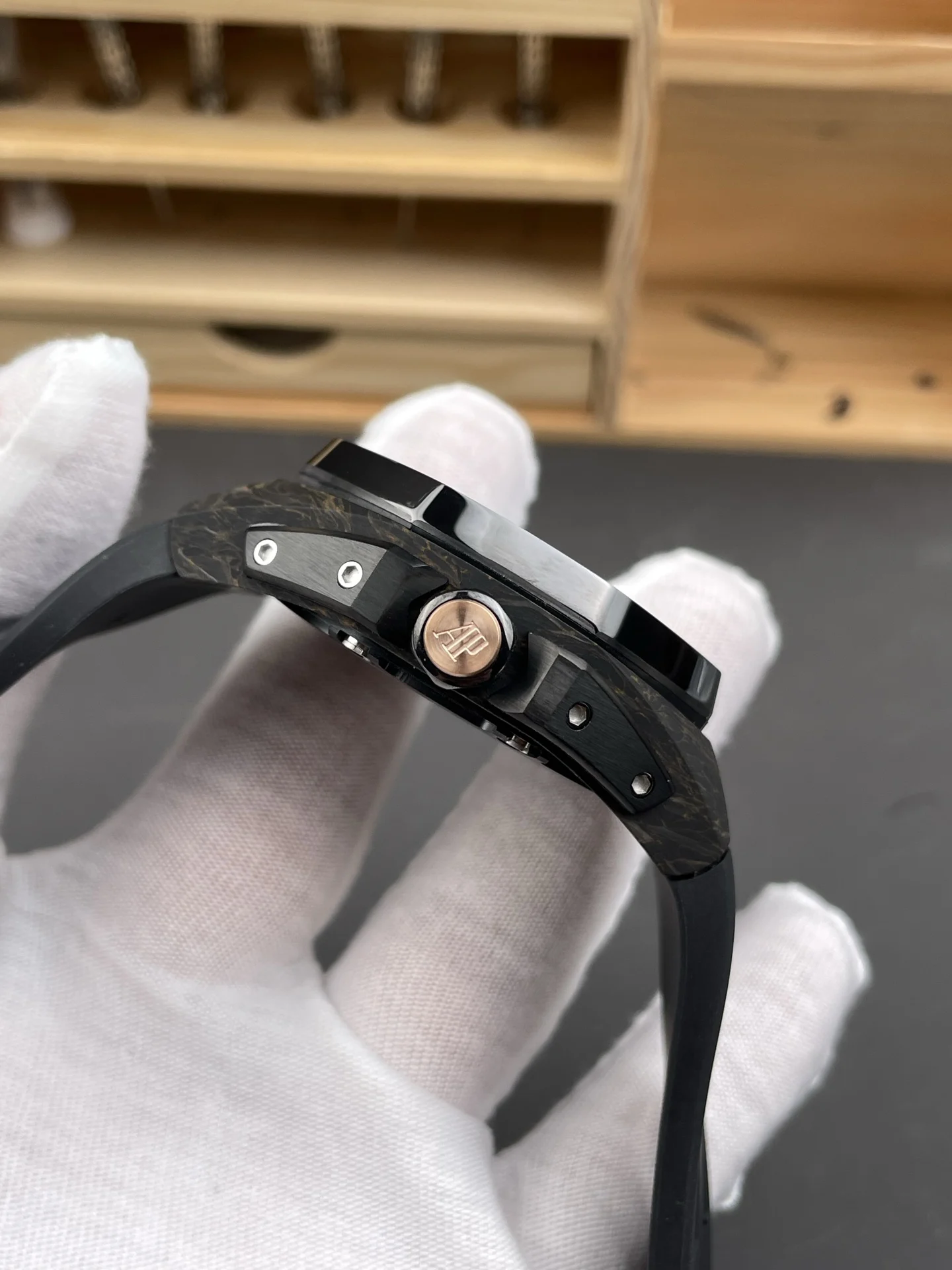 Audemars Piguet Royal Oak Concept Tourbillon — photographed off the sweep