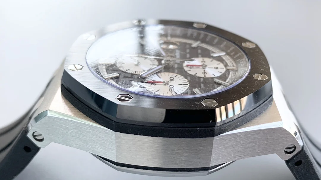 Audemars Piguet Royal Oak Offshore Ceramic — photographed off the sweep