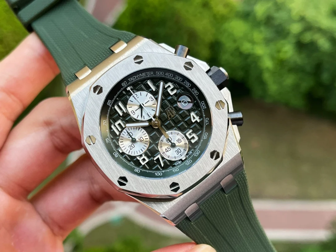 Audemars Piguet Royal Oak Offshore Ceramic 26238 — photographed off the sweep