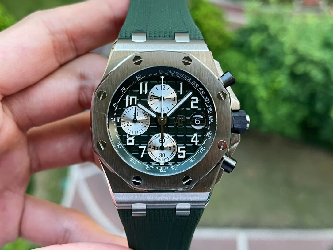 Audemars Piguet Royal Oak Offshore Ceramic 26238 — photographed off the sweep