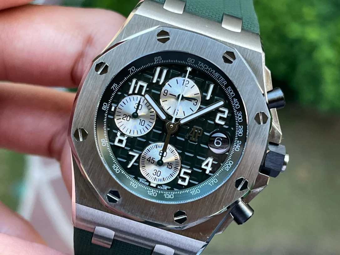 Audemars Piguet Royal Oak Offshore Ceramic 26238 — photographed off the sweep