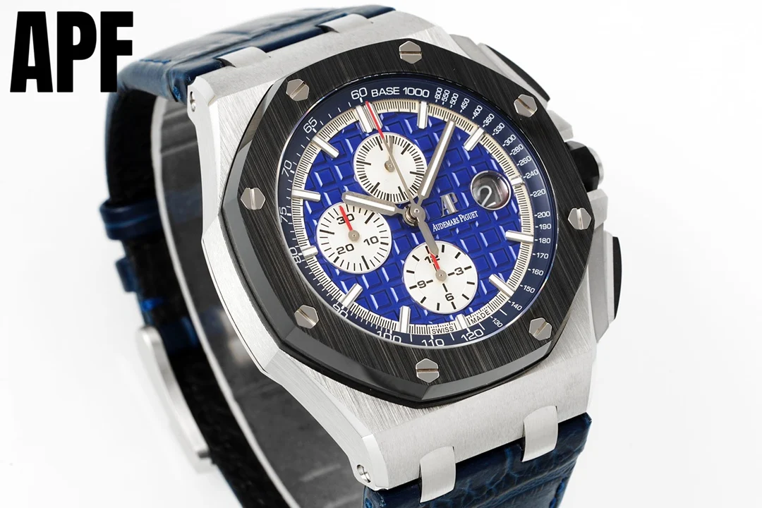 Audemars Piguet Royal Oak Offshore Ceramic 26470 42mm — photographed off the sweep