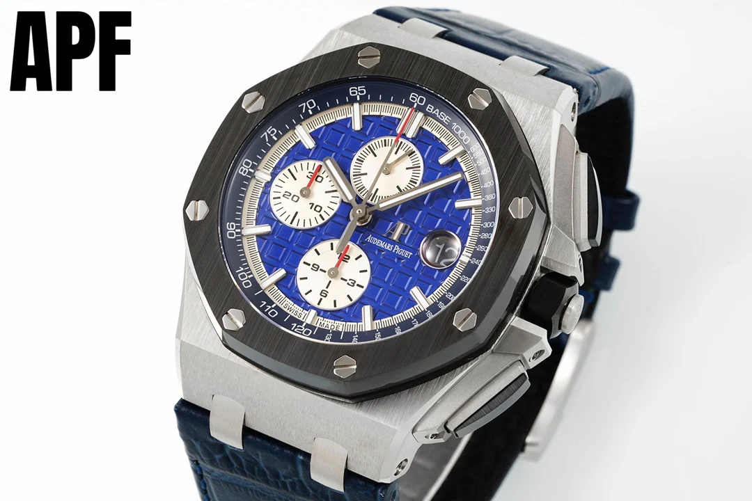 Audemars Piguet Royal Oak Offshore Ceramic 26470 42mm — photographed off the sweep