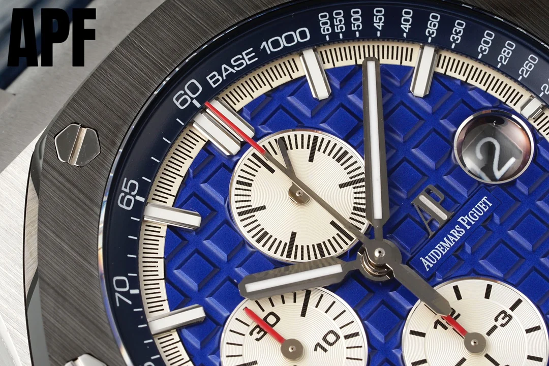Audemars Piguet Royal Oak Offshore Ceramic 26470 42mm — photographed off the sweep