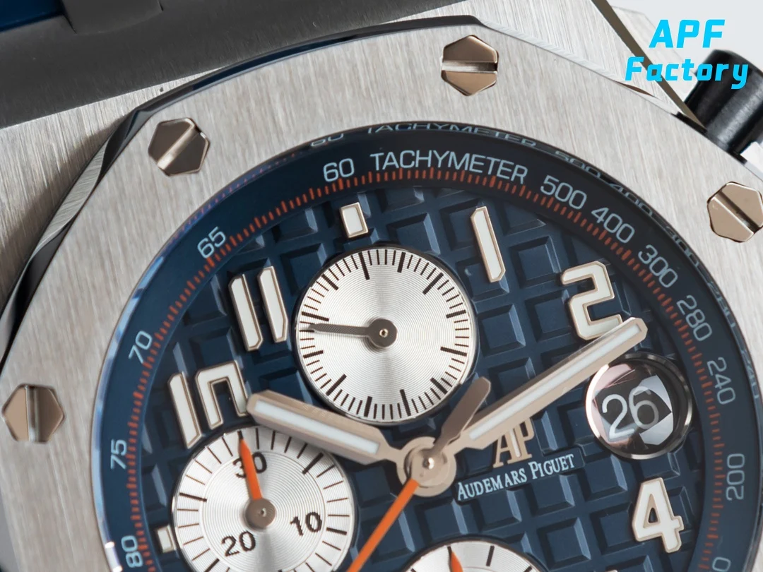 Audemars Piguet Royal Oak Offshore Ceramic 26470 42mm — photographed off the sweep