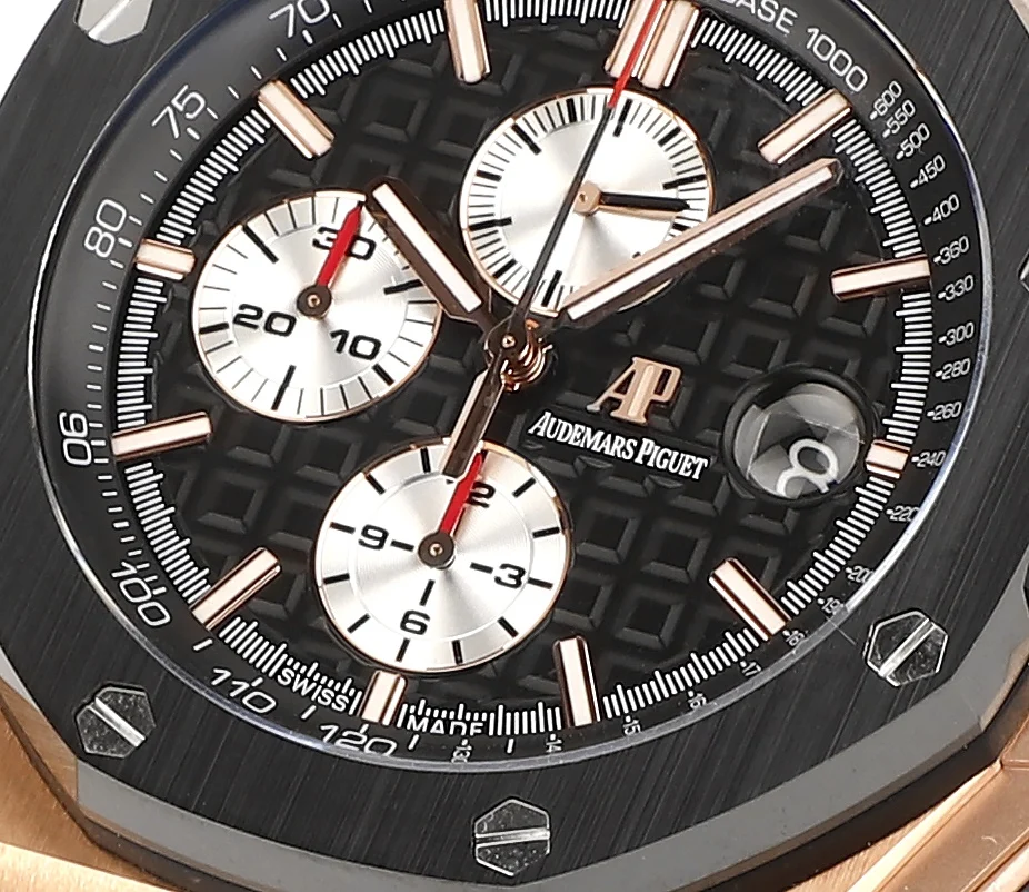 Audemars Piguet Royal Oak Offshore Ceramic — photographed off the sweep