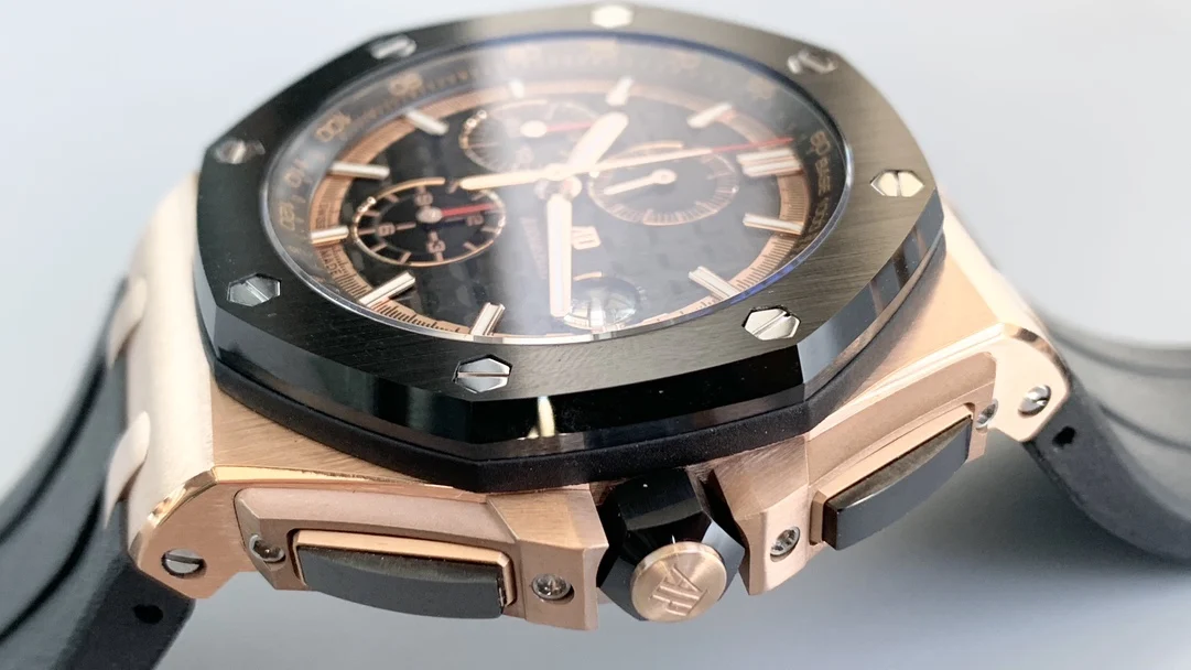 Audemars Piguet Royal Oak Offshore Ceramic — photographed off the sweep