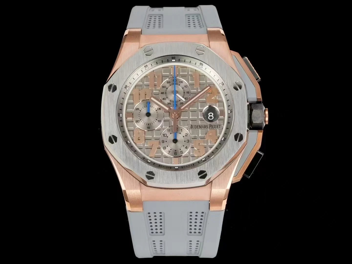 Audemars Piguet Royal Oak Offshore Chocolate 26210 — photographed off the sweep
