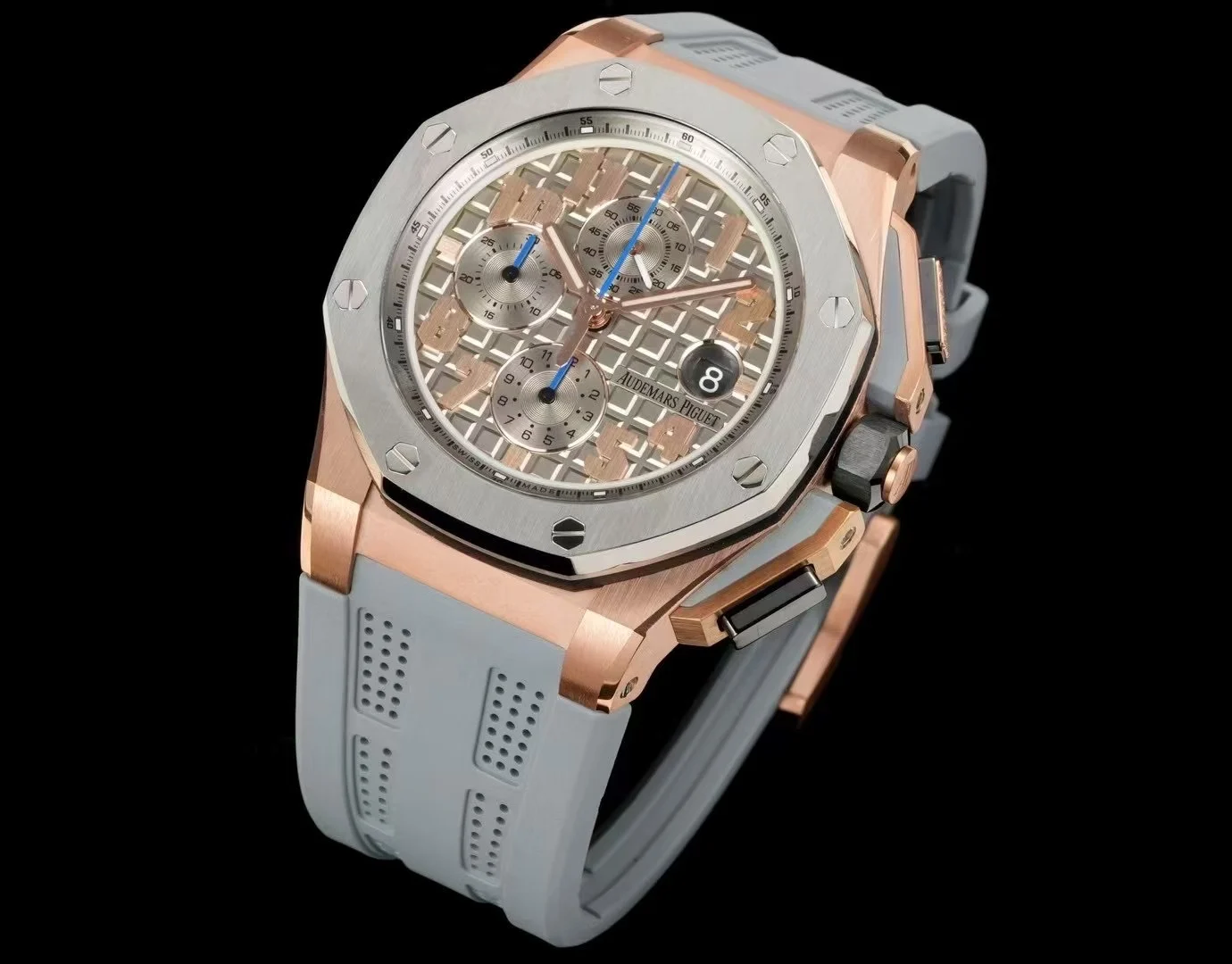 Audemars Piguet Royal Oak Offshore Chocolate 26210 — photographed off the sweep