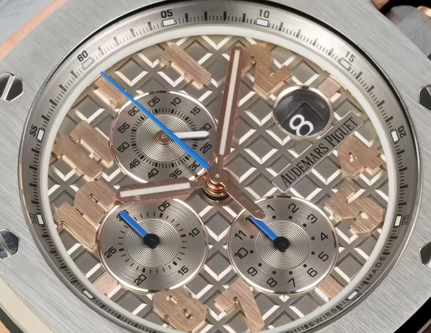 Audemars Piguet Royal Oak Offshore Chocolate 26210 — photographed off the sweep