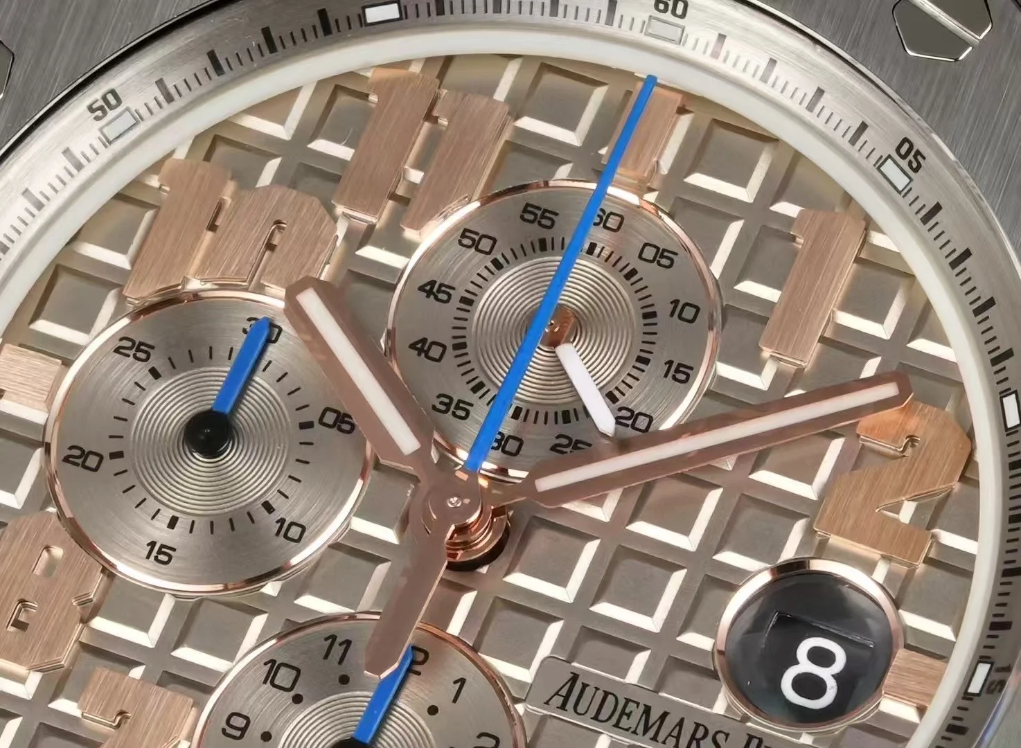 Audemars Piguet Royal Oak Offshore Chocolate 26210 — photographed off the sweep