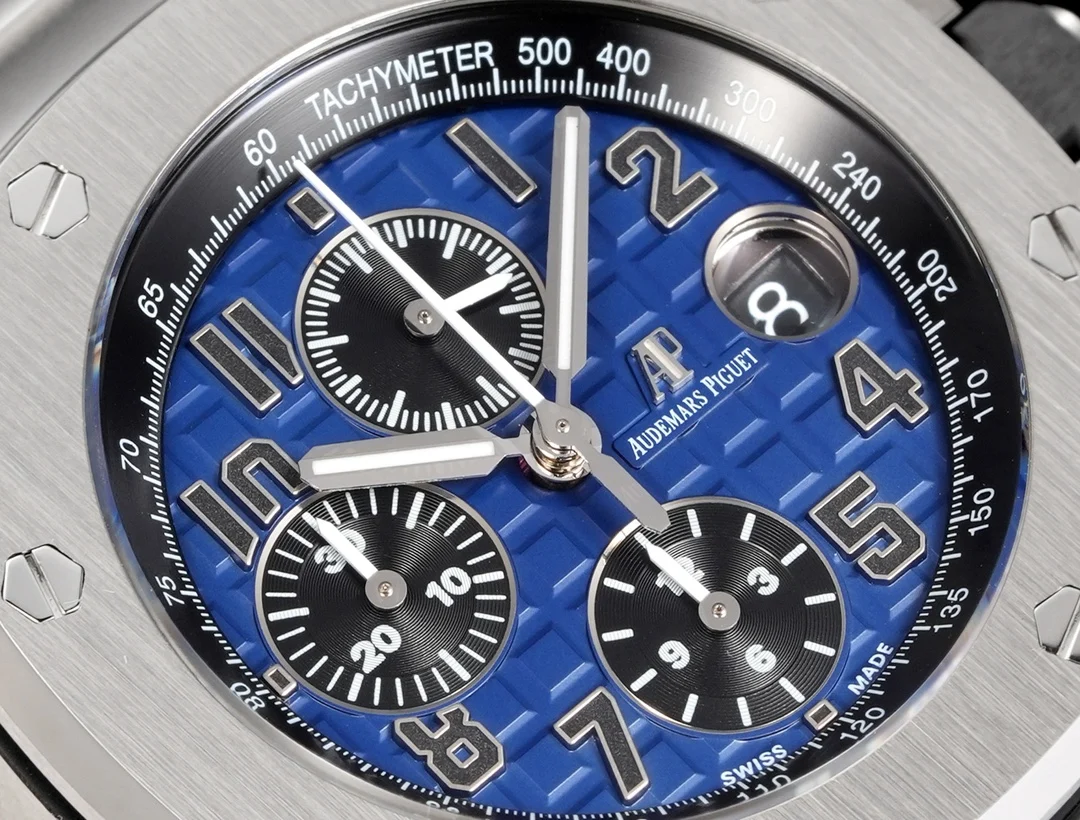 Audemars Piguet Royal Oak Offshore Chocolate 26470 — photographed off the sweep