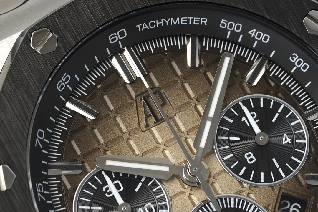 Audemars Piguet Royal Oak Offshore Panda 26420 — photographed off the sweep