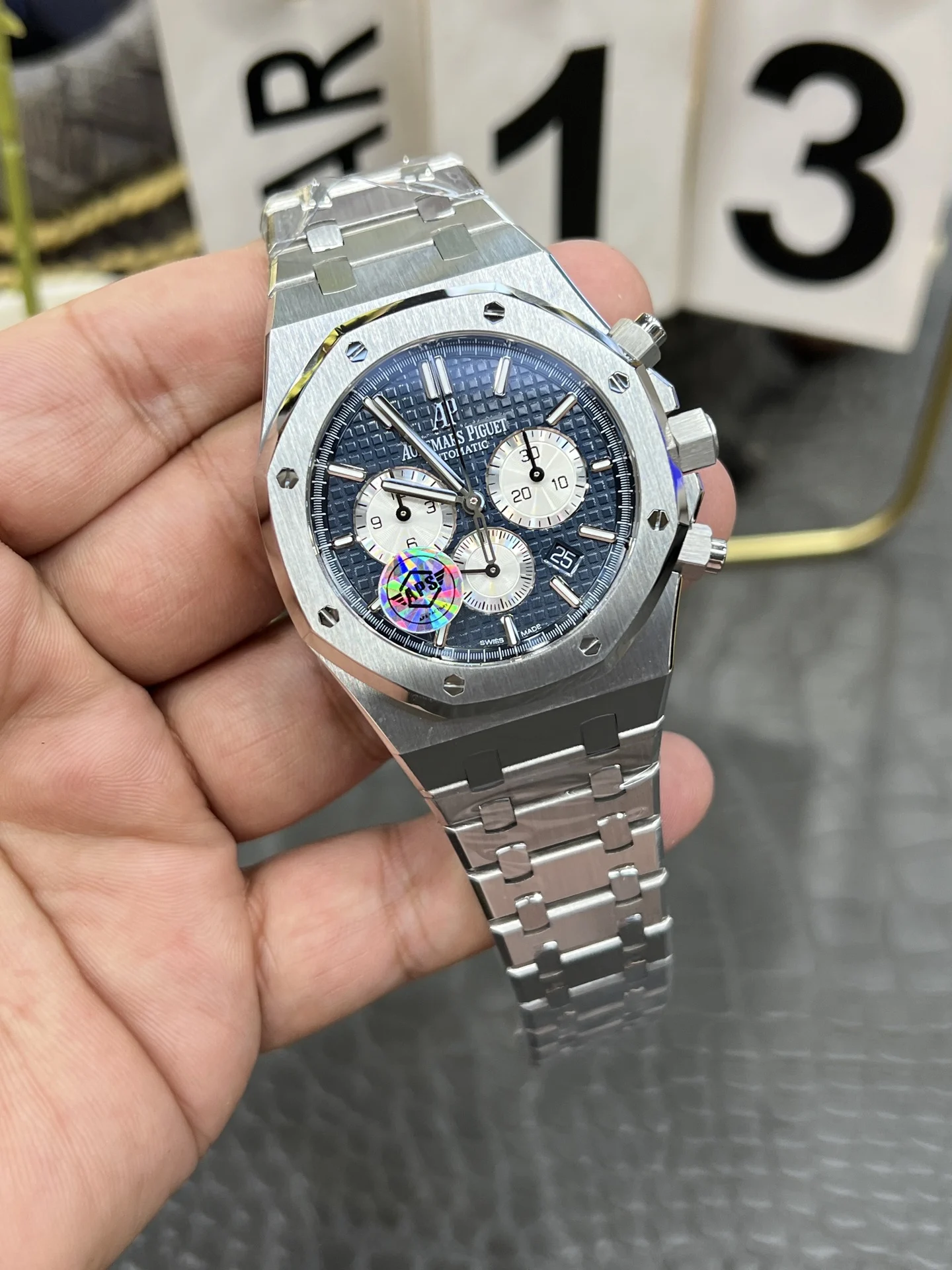 Audemars Piguet Royal Oak Steel 26331 — photographed off the sweep