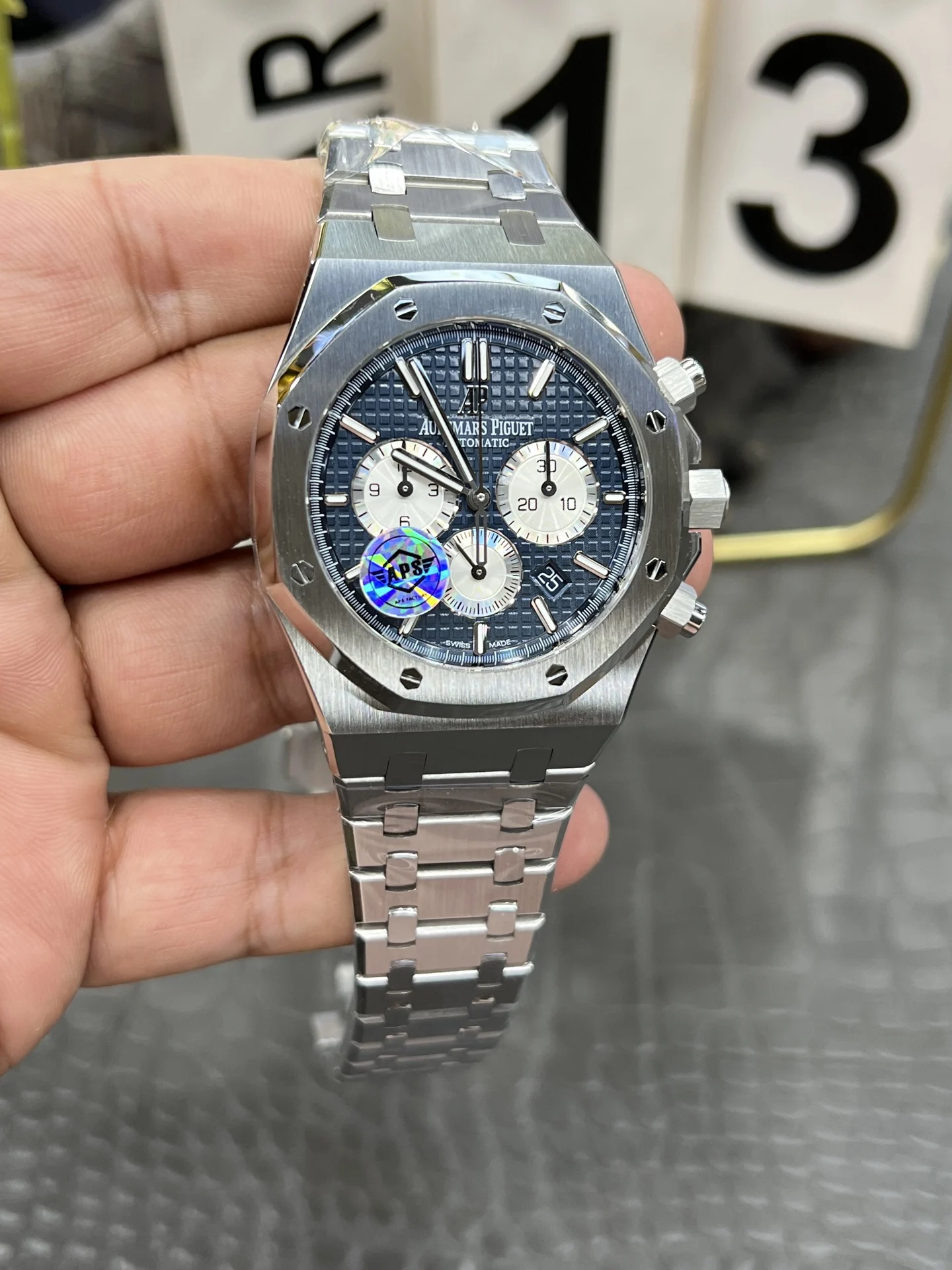 Audemars Piguet Royal Oak Steel 26331 — photographed off the sweep