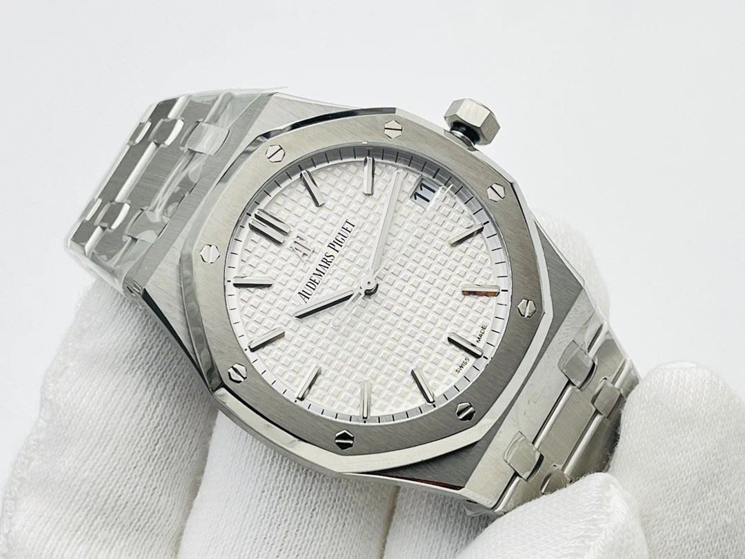 Audemars Piguet Royal Oak Steel — photographed off the sweep