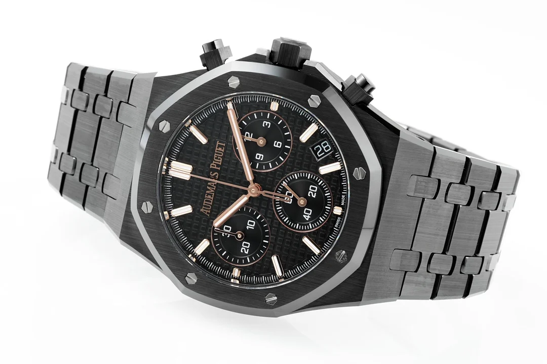 Audemars Piguet Royal Oak Tapisserie Ceramic 26240 — detail