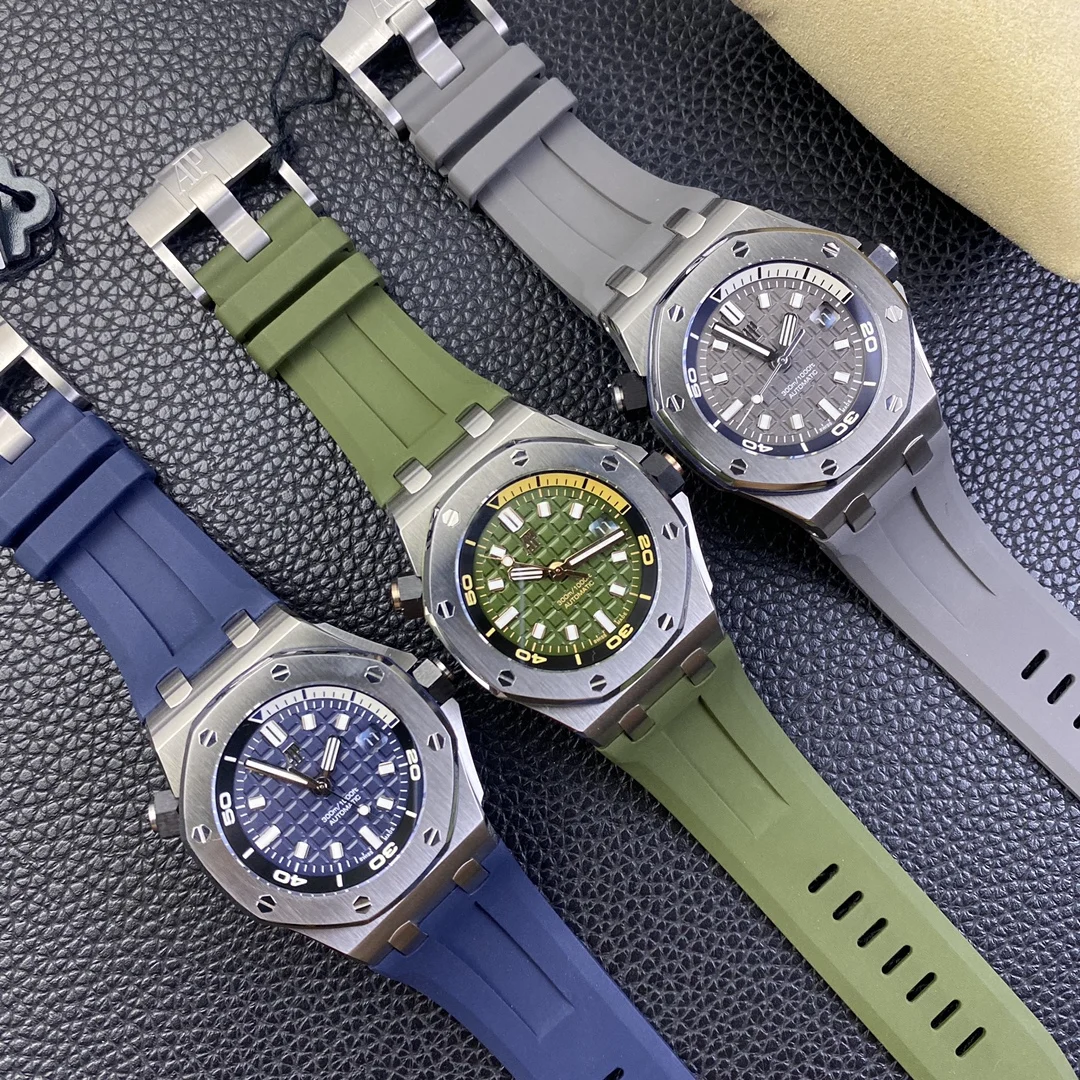 Audemars Piguet Royal Oak Tapisserie Ceramic Black Dial 15720 42mm
