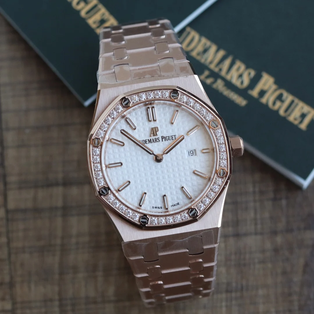 Audemars Piguet Royal Oak Tapisserie — photographed off the sweep