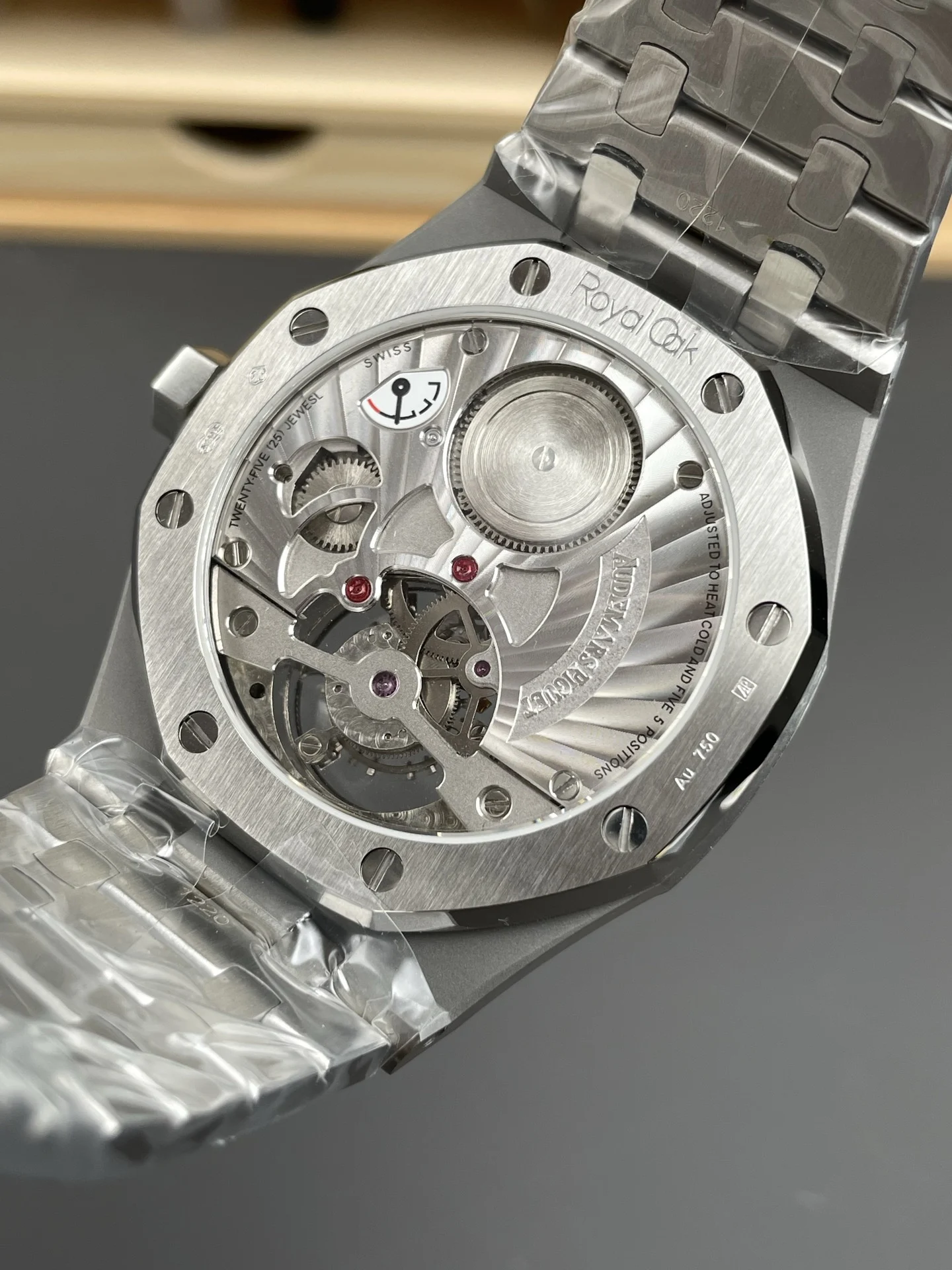 Audemars Piguet Royal Oak Tourbillon 26522 — photographed off the sweep